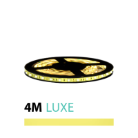 4M - LED Strip Set 3528 - LUXE - IP20 - EXTRA WARM WIT 12V