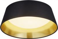 Luxe LED plafond lamp gouden stijl 34 x 12 cm